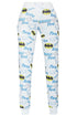 Sexy White Fashion Batman Style Print Pants